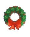 Northlight 15in Prelit Wreath Christmas Window Decor In Red