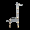 Northlight 11.5" Led Lighted White Giraffe Marquee Sign In White