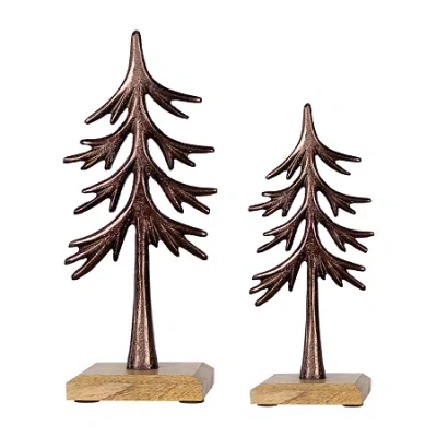 Northlight 11.5" Metal Christmas Tabletop Tree In Multi