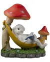 Northlight 11.75in Bunny In Hammock Outside Garden Statue