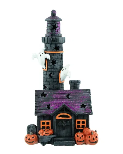 Northlight 11.75in Led Lighted Haunted House Halloween Decoration In Black