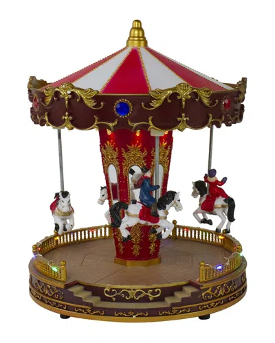 Northlight 11in Led Lighted & Animated Christmas Carousel