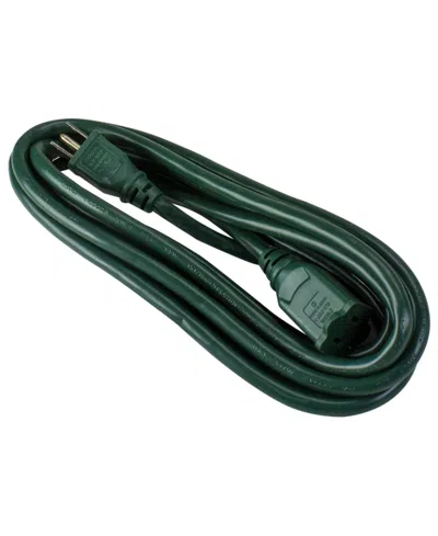 Northlight 12' 3-prong Outdoor Commercial Extension Power Cord With Outlet Block In Multi-colored