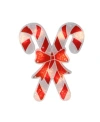 Northlight Lighted Candy Cane Christmas Window Decor In Red