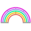 Northlight 12" Neon Led Multi-color Rainbow Light Wall Sign In Multi