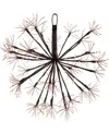 Northlight 12" Pre-lit Light Emitting Diode (led) Christmas Ball Decoration Warm Lights In Brown