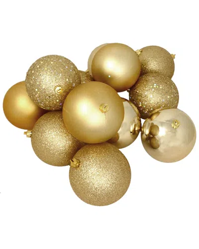 Northlight 12ct Shatterproof Vegas Christmas Ball Ornaments