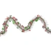 Northlight 12ft Ho Ho Ho Wrapped Tinsel Christmas Indoor Garland In Multi