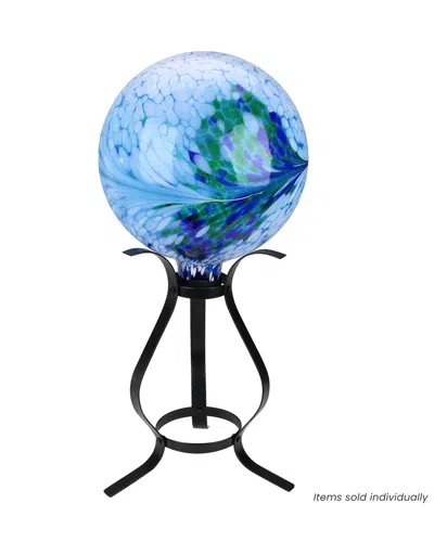 Northlight 12in Curved Outdoor Patio Garden Gazing Ball Stand In Black