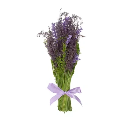 Northlight 12in Lavender Bouquet Floral Arrangement In Purple