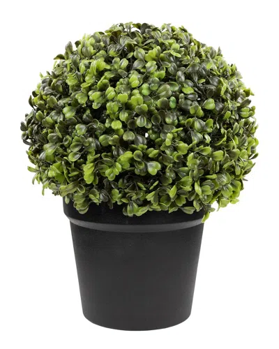 Northlight 12in Potted Artificial Boxwood Plant In Green