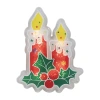 Northlight 12in Prelit Candle Christmas Window Decor In Multi