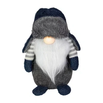 Northlight 13" Led Lighted Standing Gnome Christmas Gnome In Black