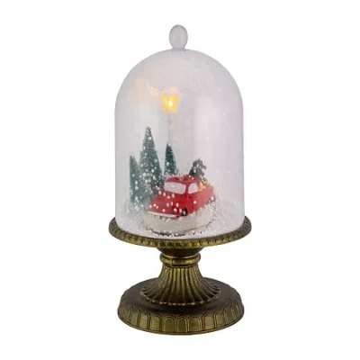 Northlight 13.5in Led Snowing Musical Retro Truck Under Cloche Christmas Decoration Christmas Snow Globe In Multi