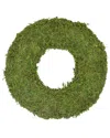 Northlight 13.7in Reindeer Moss Artificial Floral Wreath In Green