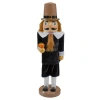 Northlight 14-inch Pilgrim Man Wooden Fall Harvest Thanksgiving Nutcracker In Brown