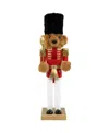 Northlight 14" Plush Teddy Bear Soldier Christmas Nutcracker In Multi