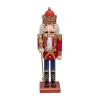 Northlight 14'' Red And Gold Traditional Christmas Nutcracker King With Scepter Tabletop Figurine In Multi