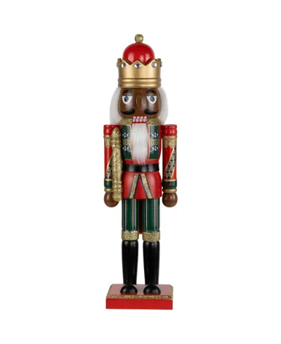 Northlight 14.25" African American Nutcracker King Christmas Figure In Red