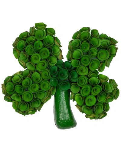 Northlight 14.5in Four Leaf Clover Floral Decoration In Green