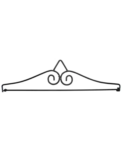 Northlight 14.5in Metal Garden Flag Hanger In Black