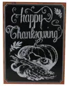 Northlight 14in Holiday Inspired Framed Inhappy Thanksgivingin Chalkboard Wall Art In Black