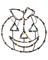 Northlight 14in Lighted Jack-o-lantern Halloween Double Sided Window  Silhouette In Orange
