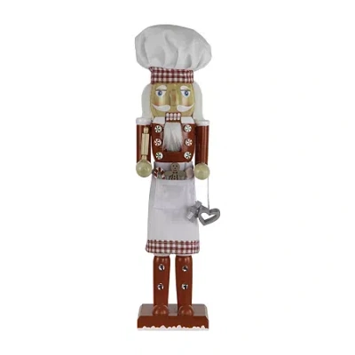 Northlight 15" Baker With Rolling Pin Wood Christmas Nutcracker In Multi