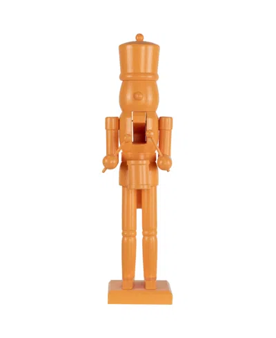 Northlight 15" Drummer Soldier Nutcracker Christmas Figure In Orange