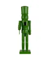 Northlight 15" Nutcracker Soldier With Tree Christmas Figure In Green