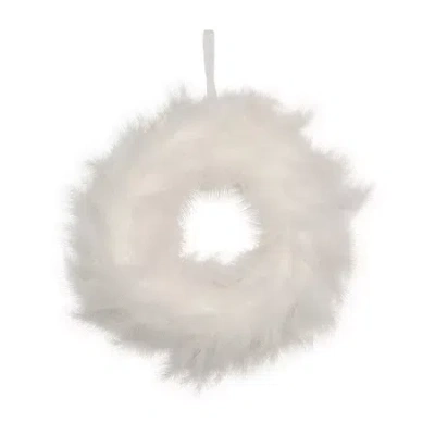 Northlight 15" Wispy Feather Wreath In Multi