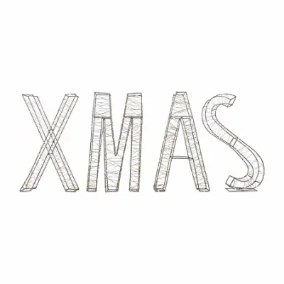 Northlight 15.5" Led Sign Christmas Yard Art In White