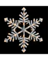 Northlight 15.5in White Lighted Snowflake Christmas Outdoor Window Silhouette In White