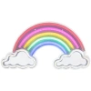 Northlight Led Rainbow And Clouds Neon Lighted Wall Art In Red