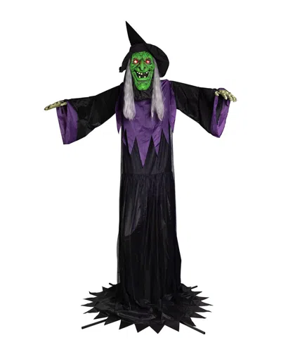 NORTHLIGHT NORTHLIGHT 15FT LIGHTED & ANIMATED TALKING WITCH OUTDOOR HALLOWEEN DECORATION