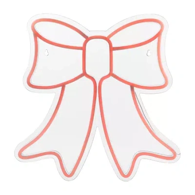 Northlight 15in Red Led Bow Christmas Window Decor