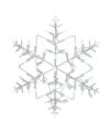 Northlight 16" Led Lighted Snowflake Christmas Window Silhouette Decoration In White