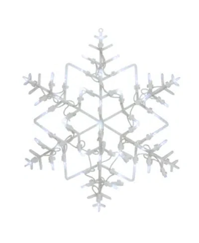 NORTHLIGHT 16" LED LIGHTED SNOWFLAKE CHRISTMAS WINDOW SILHOUETTE DECORATION