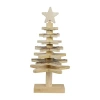 Northlight 16" Wooden Christmas Tabletop Tree In Neutral