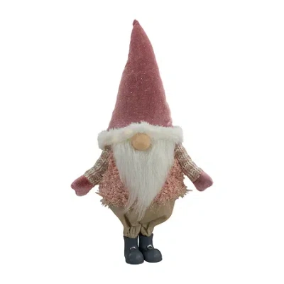 Northlight 16in Led Lighted Mauve Boy Christmas Christmas Gnome In Pink