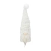 Northlight 16in Led Lighted White Knit Christmas Christmas Gnome In White