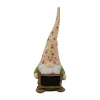Northlight 16in Yellow Floral With Message Board Gnome In Brown