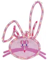 Northlight 17in Lighted Bunny Head Easter Window Silhouette In Pink