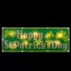 Northlight 17in Lighted Holographic Happy Silhouette St. Patricks Day Window Decor In Green