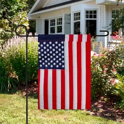 Northlight 18" Embroidered Outdoor Usa Garden Flag In Multi