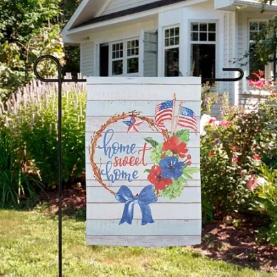 Northlight 18" Home Sweet Home Outdoor Garden Flag In Multi