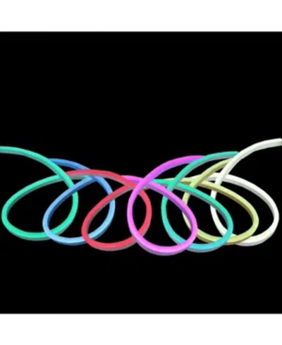 Northlight 18' Led Commercial Grade Rgb Neon Style Flexible Christmas Rope Lights In Multi