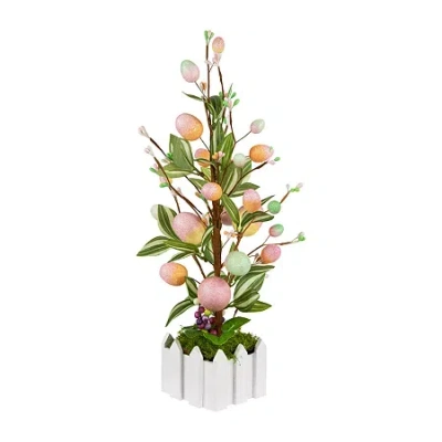 NORTHLIGHT 18" ARTIFICIAL WITH EASTER EGGS INDOOR ARTIFICIAL TREE