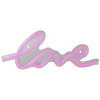 Northlight Led Lighted 'love' Neon Style Valentine's Day Wall Sign, 18" In Pink