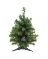 Northlight 18" Pre-lit Led Canadian Pine Artificial Christmas Tree In Green